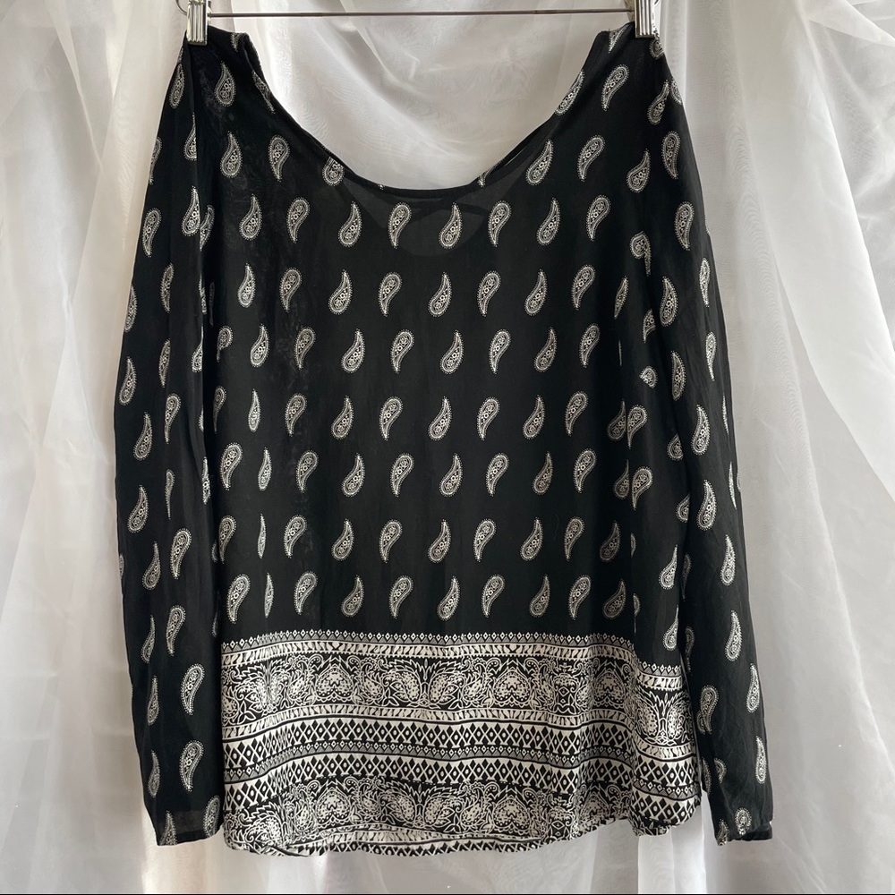 Boho Faded Glory Blouse, Wmn’s XXL